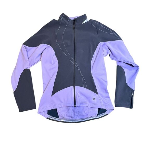 Specialized Women’s Thermal Cycling Jacket - Purple & Black - Size Extra Large - Picture 1 of 7